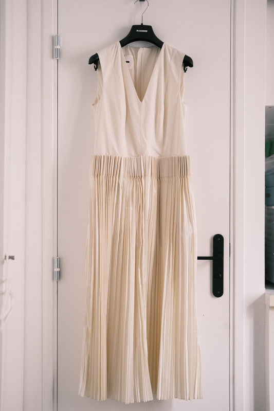 jil sander pleated dress size:36