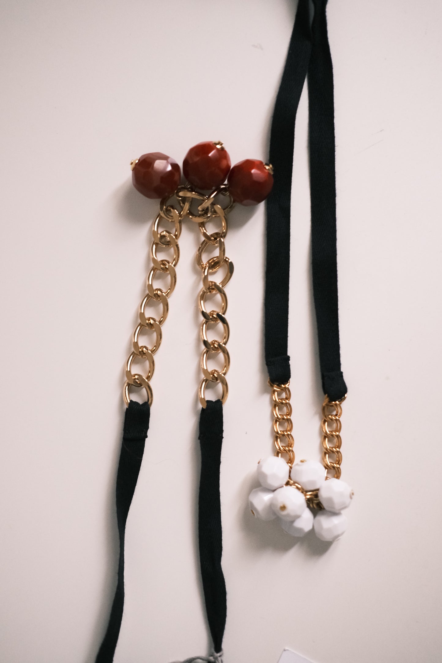 marni white beads necklace