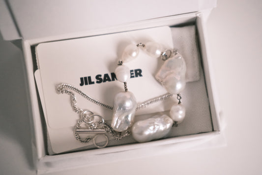 jil sander pearl bracelet