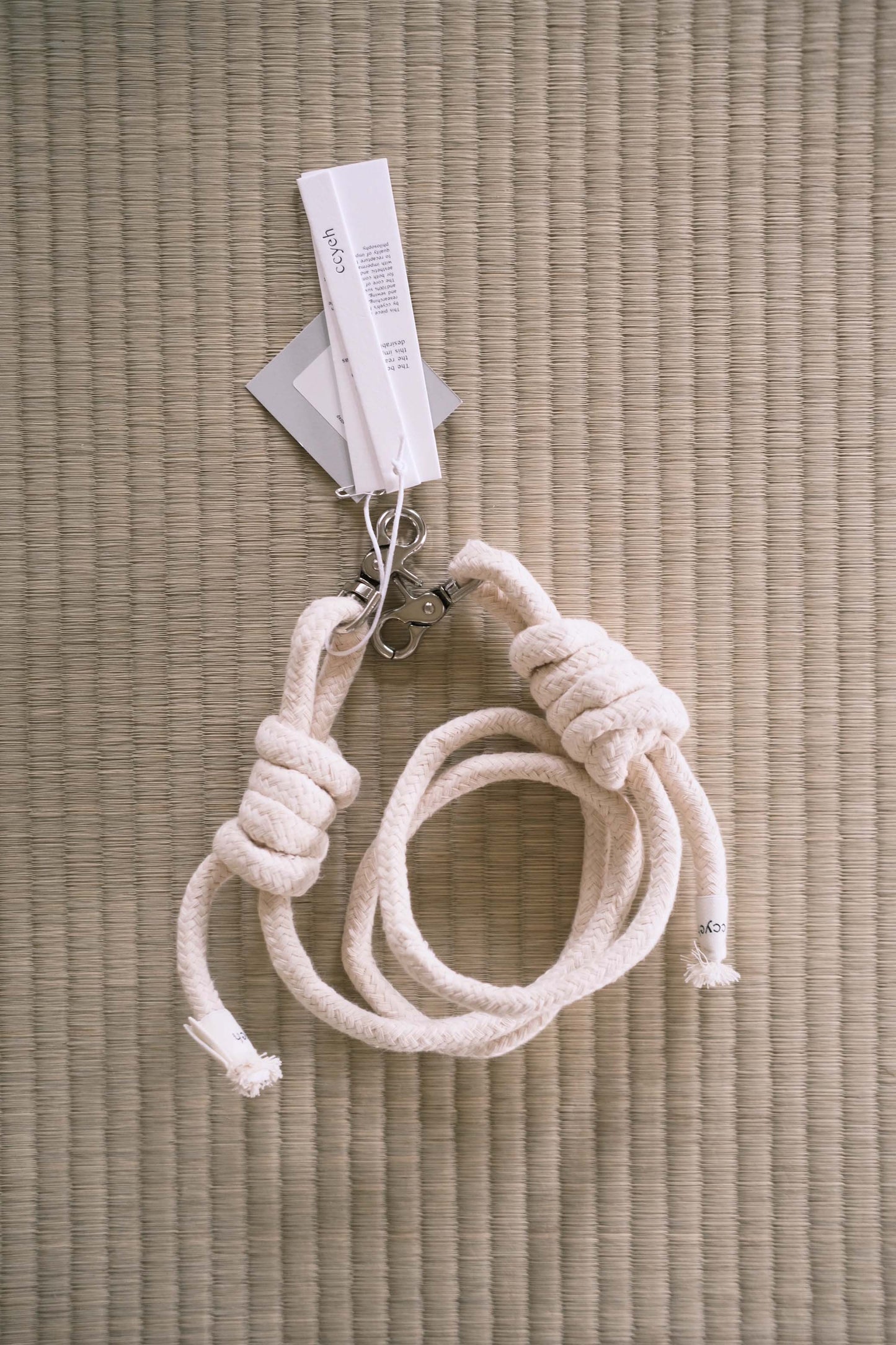 beige phone strap